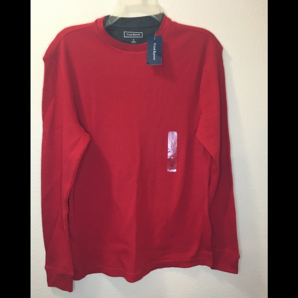 Men’s Club Room small red long sleeve